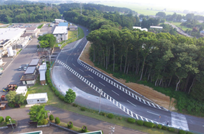 画像：宮城県食肉流通公社道路舗装工事