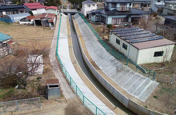 画像：遠田江排水路外工事