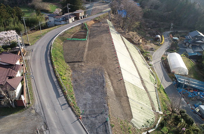 画像：善王寺道路改良工事