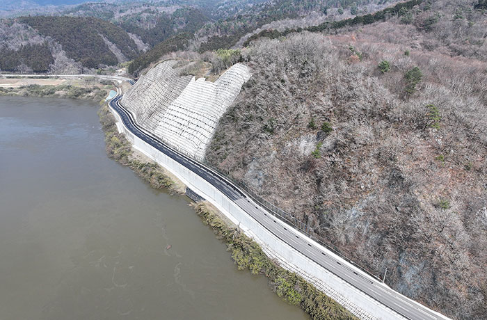 画像：丸森道路改良(2)工事