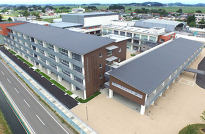 画像：宮城県登米総合産業高等学校新築工事